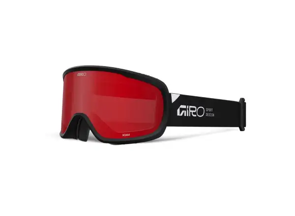 Giro Roam Skibrille schwarz Stacked/Amber Scarlet/Yellow (2gläser)
