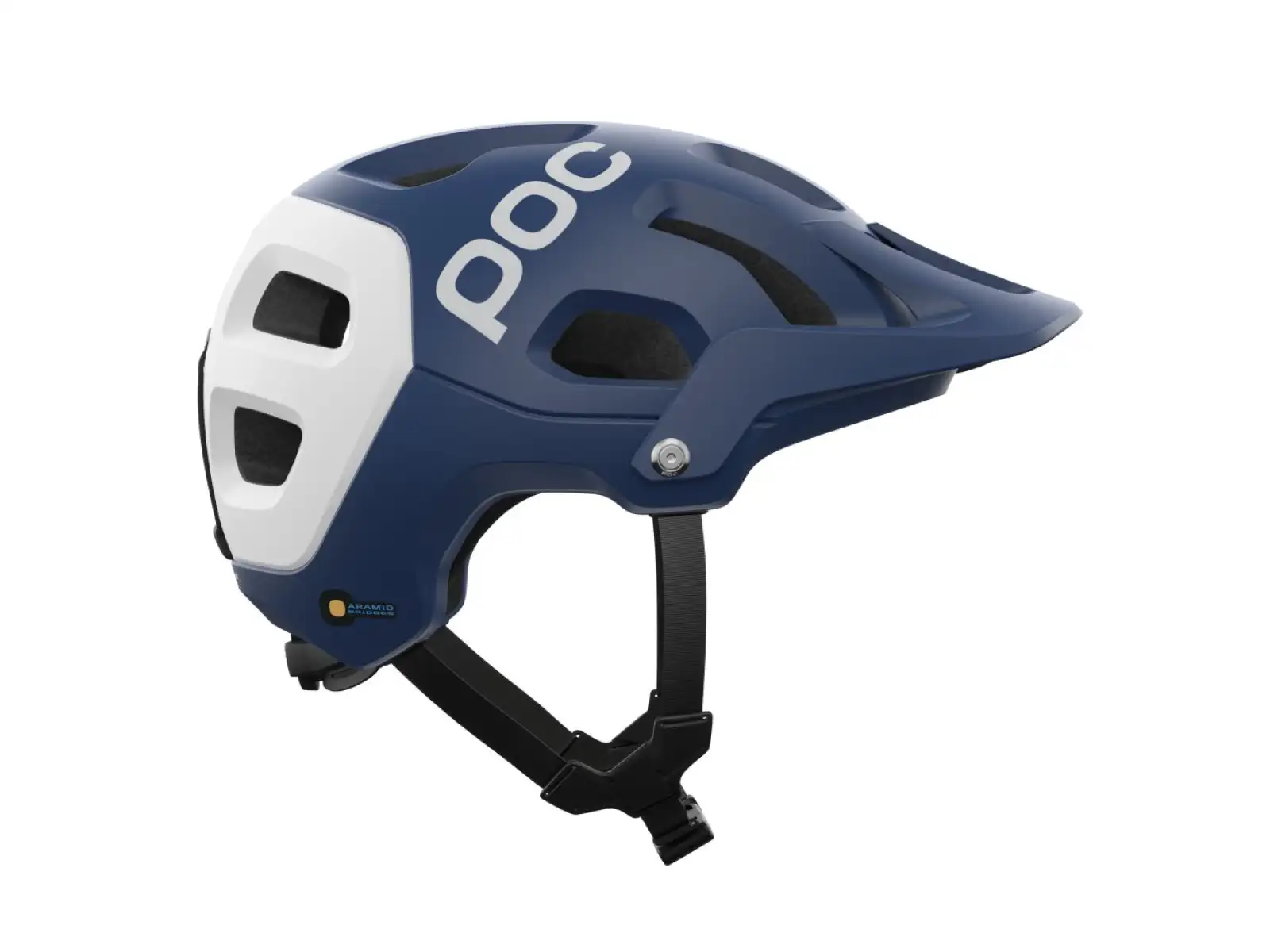 POC Tectal Race MIPS Helm Lead Blue/Hydrogen White Matt