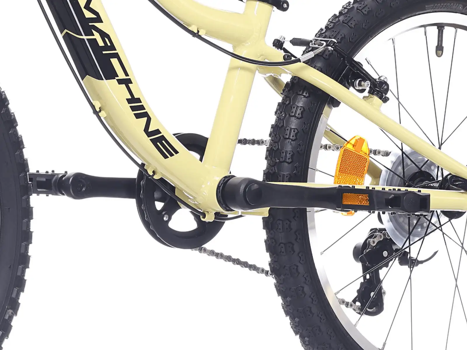 Rock Machine Storm 20 VB Kinderfahrrad Sulfur Yellow