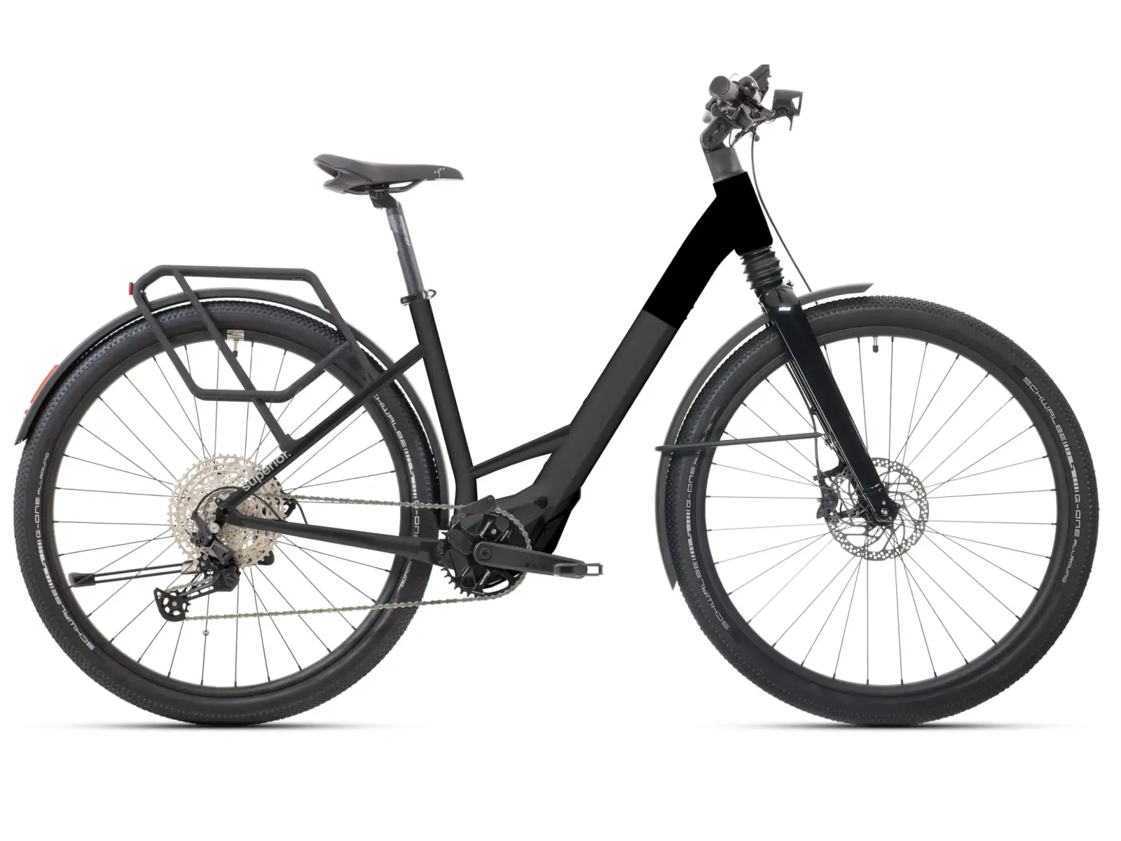 Superior iBlox 6.3 Low Step Stadt E-Bike Matte Black