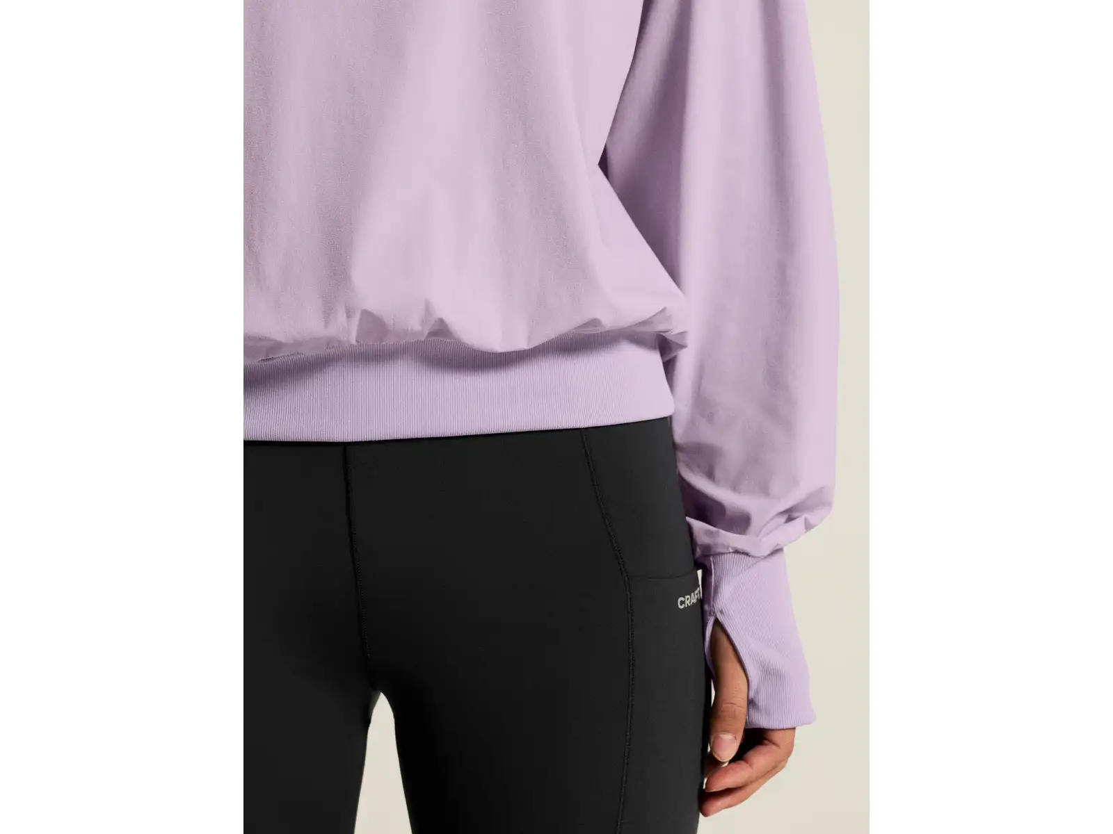 Craft Hypervent Wind Top Damen Langarmshirt lila