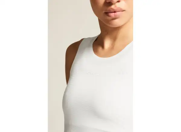 Craft Pro Dry Nanoweight Damen ärmelloses T-Shirt weiß