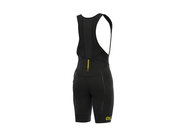 Alé R-EV1 Agonista Plus Herren Shorts mit Polsterung und Latz Black/Fluo yellow
