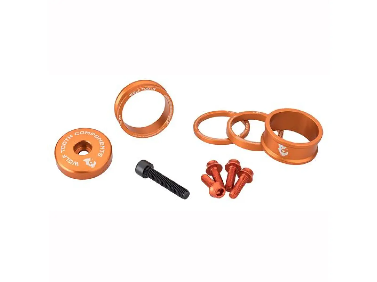 Wolf Tooth eloxiertes Color Kit Orange
