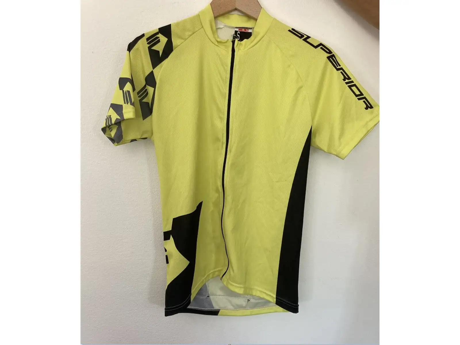 Superior Damen-Trikot schwarz/limette kurzarm