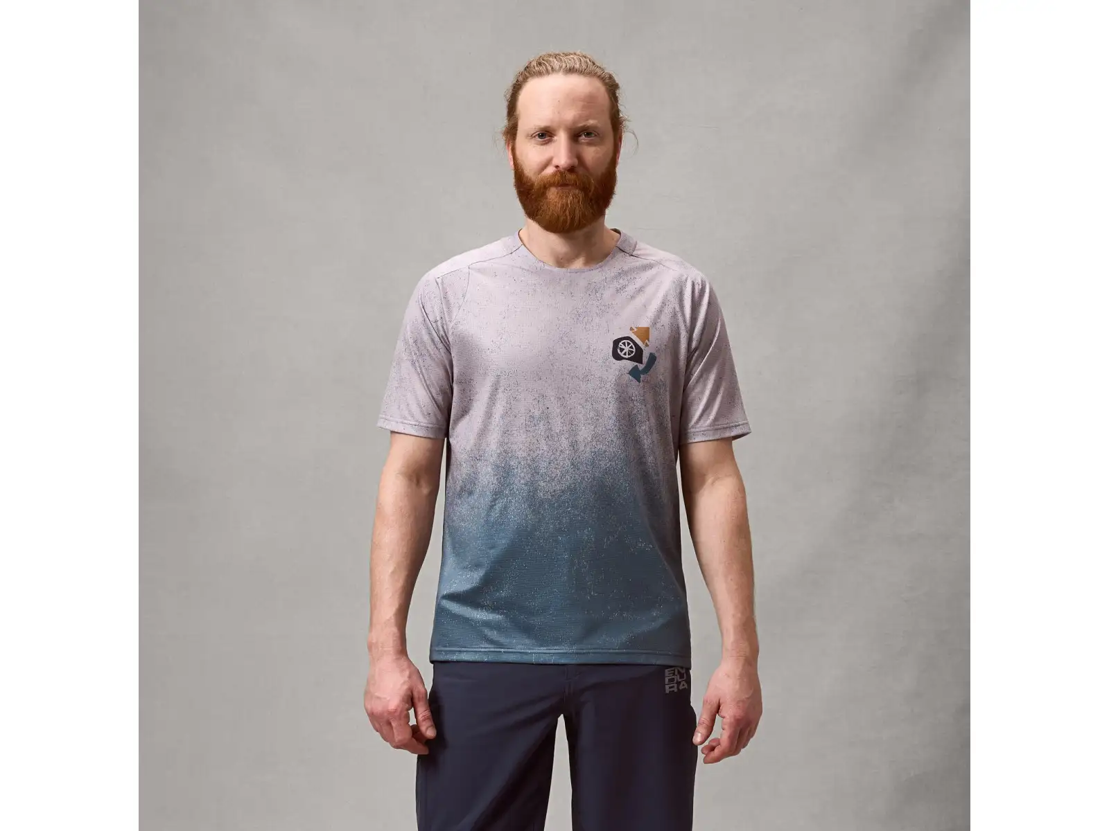 Endura SingleTrack Herren-Trikot Kurzarm Titanium