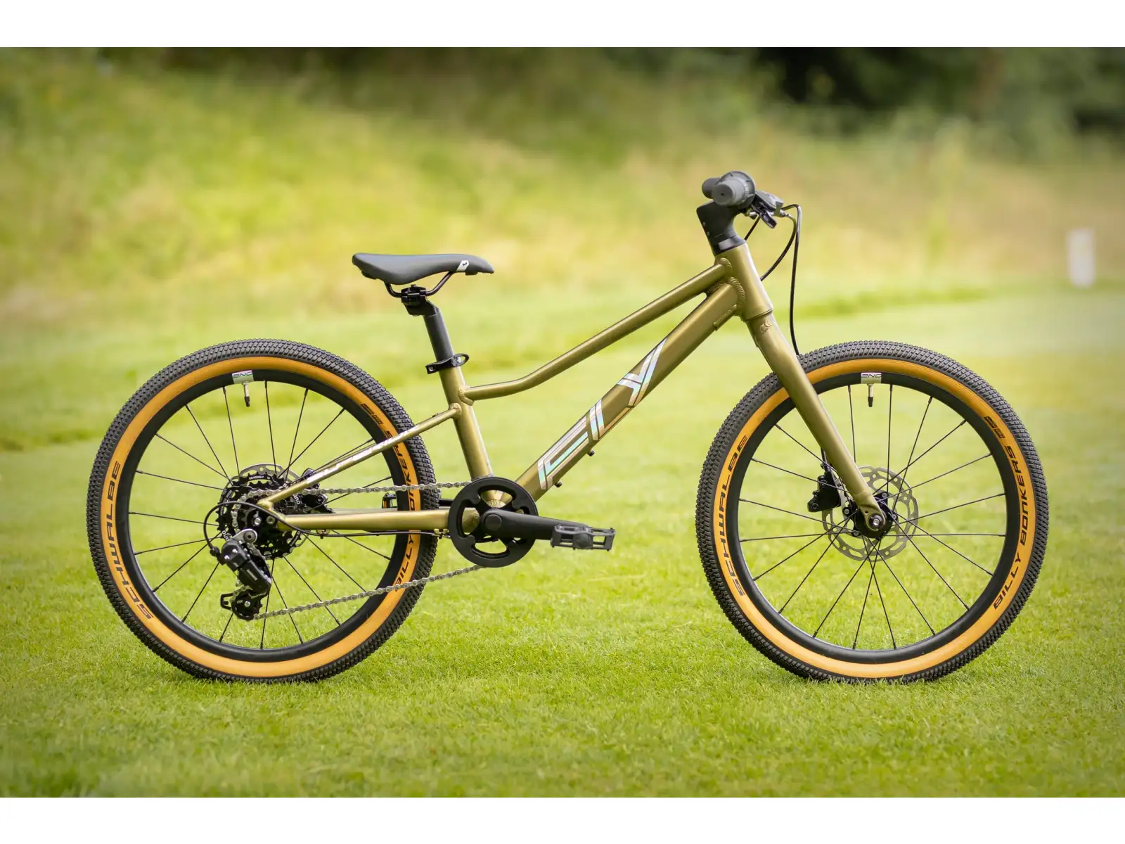 Superior F.L.Y. 20 DB Matte Olive Metallic/Hologram Chrome Kinderfahrrad