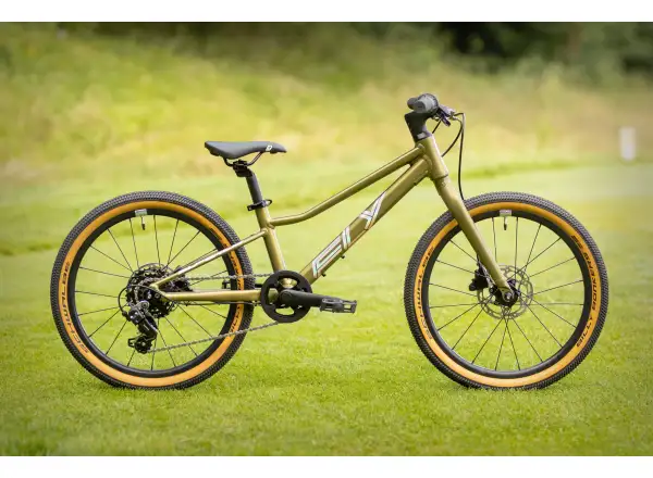 Superior F.L.Y. 20 DB Matte Olive Metallic/Hologram Chrome Kinderfahrrad
