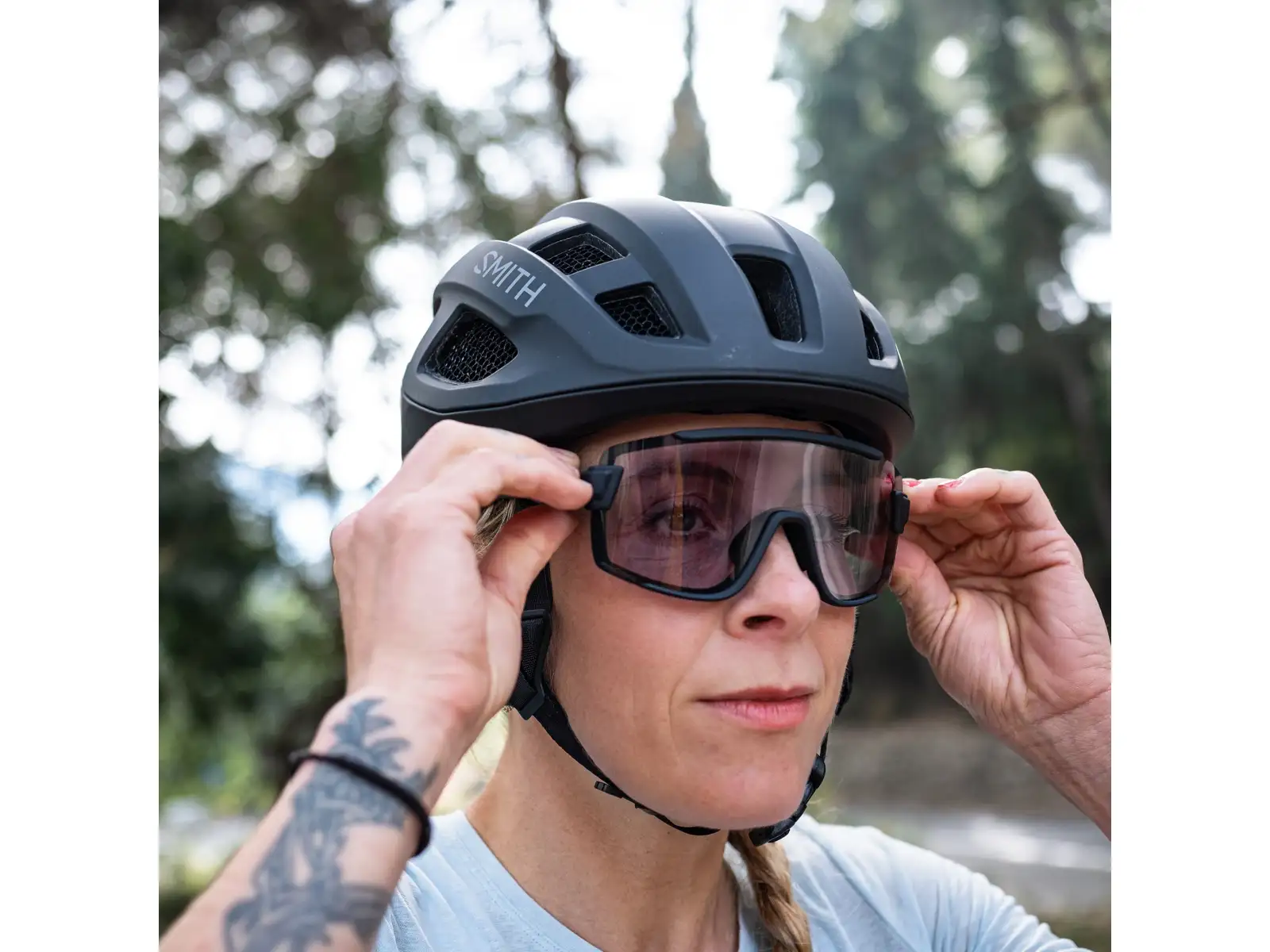 Smith Wildcat Fahrradbrille Matte Black/ChromaPop Photochromic Clear To Gray