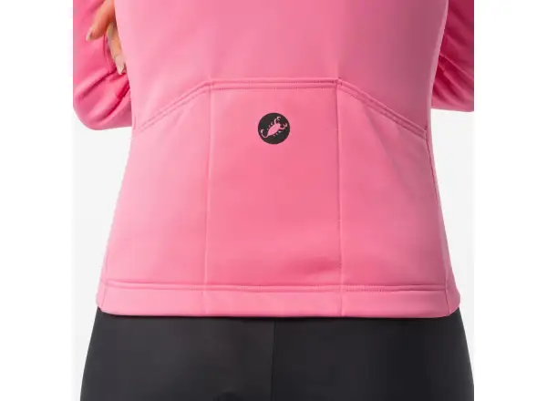 Castelli Sinergia 3 Damen-Trikot Langarm Rosa giro