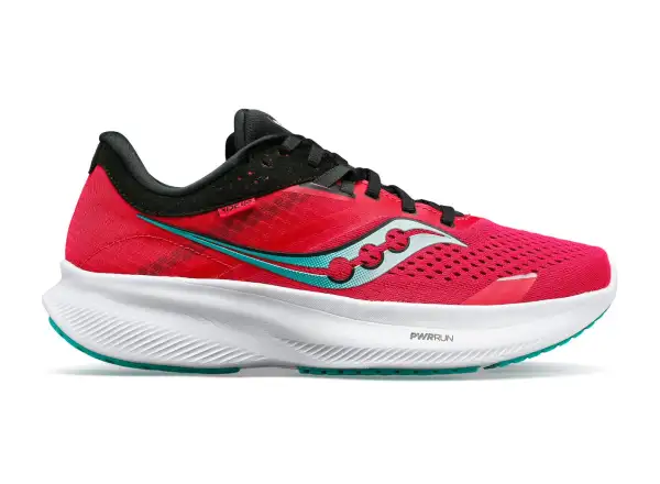Saucony Ride 16 Damen Laufschuhe Rose/Schwarz