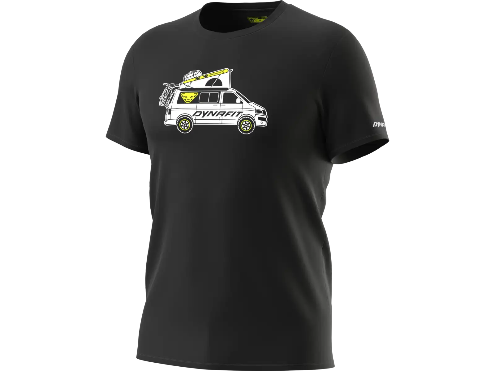 Dynafit Graphic Cotton pánské triko krátký rukáv Black Out/Dynavan