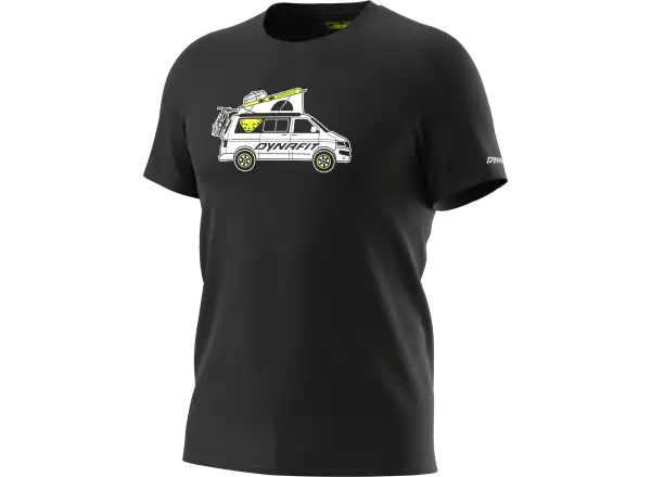 Dynafit Graphic Cotton pánské triko krátký rukáv Black Out/Dynavan