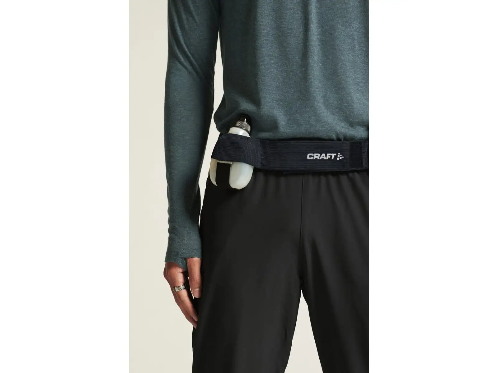 Craft ADV SubZ Wool Herren Laufshirt Langarm grün