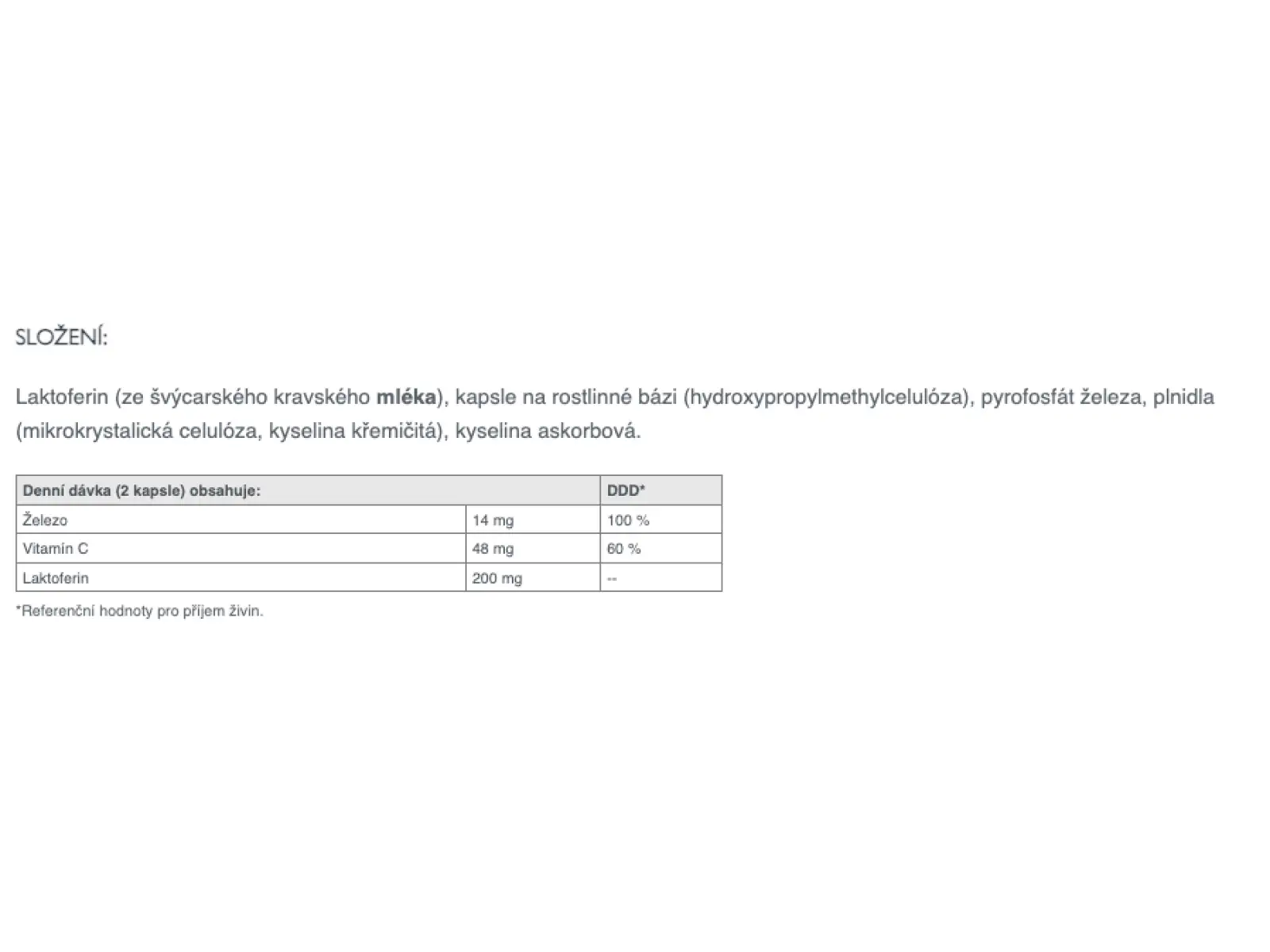 Sponser Lactoferrin – Eisenergänzung