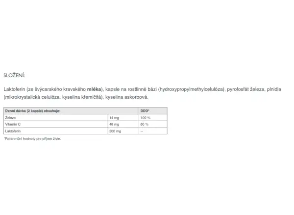 Sponser Lactoferrin – Eisenergänzung