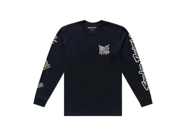 Troy Lee Designs Handlebar Herren-Trikot langer Ärmel Black
