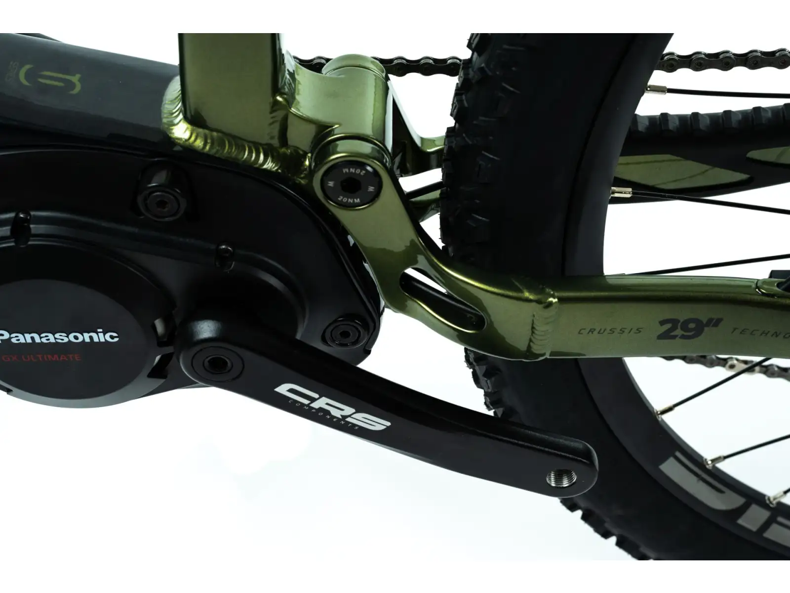 Crussis PAN Full 9.9-M vollgefedertes Elektrofahrrad.