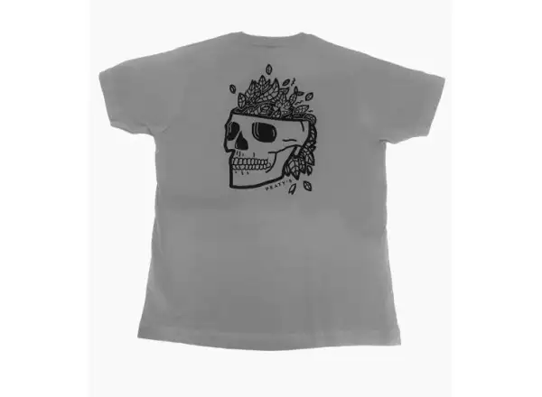 Peatys Skull Herren T-Shirt Kurzarm Grau