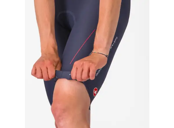 Castelli Espresso R-A/D Herren-Shorts mit Polsterung und Trägerhose Twilight Blue