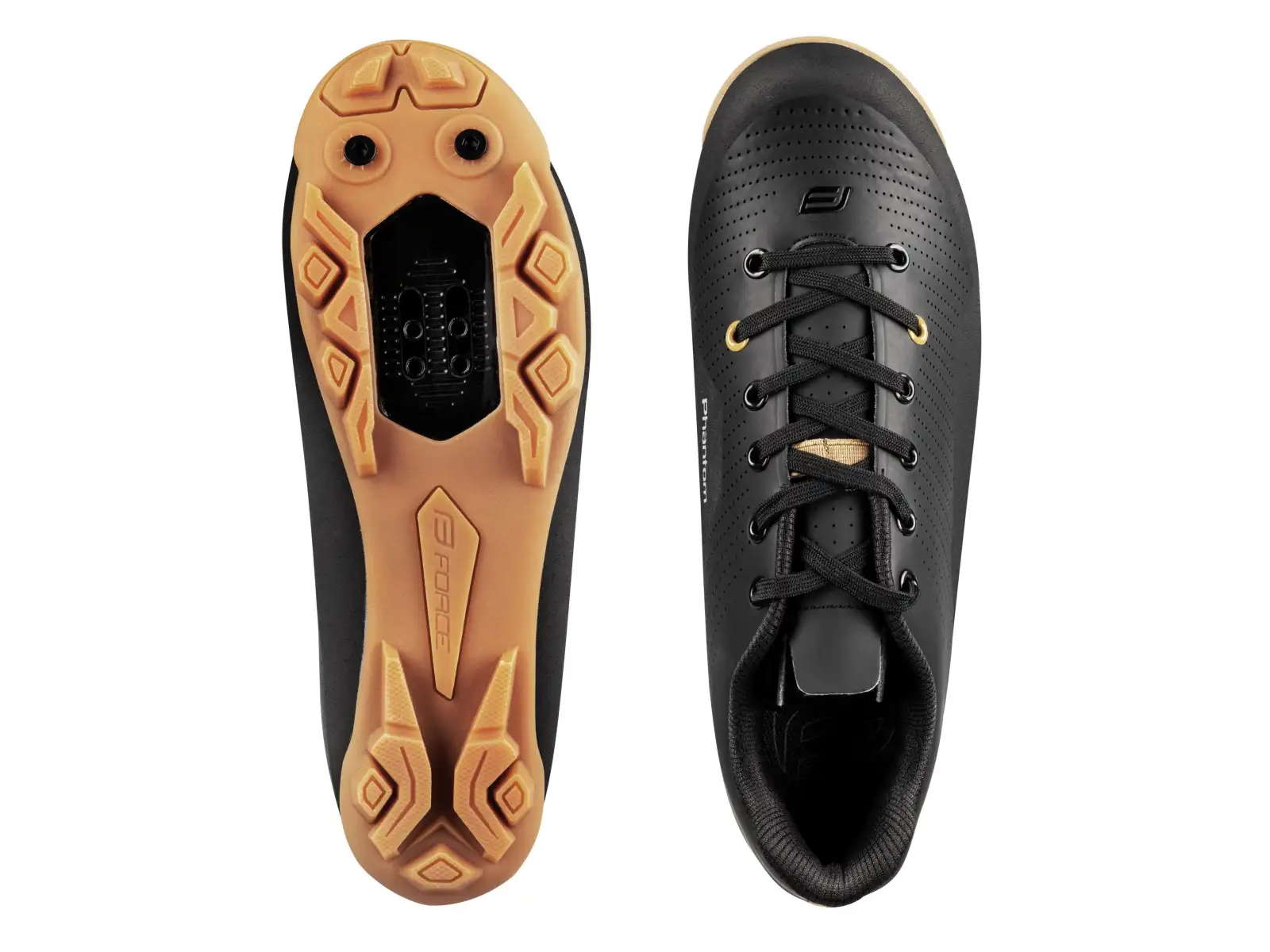 Force Phantom Gravel Herren-Fahrradschuhe Schwarz/Braun