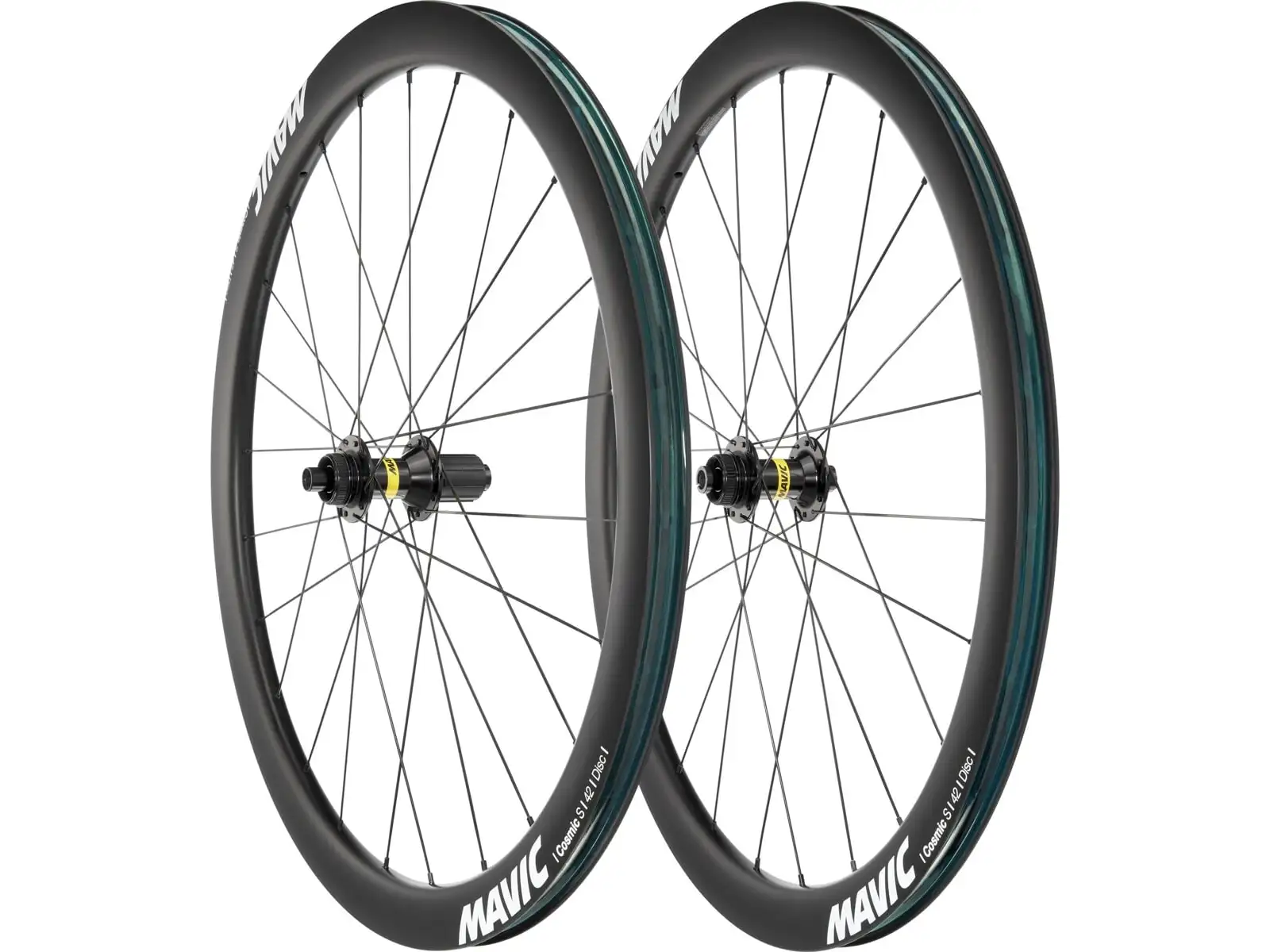 Mavic Cosmic S 42 Disc CL, ein Paar eingespeichte Räder mit Shimano-11-Gang