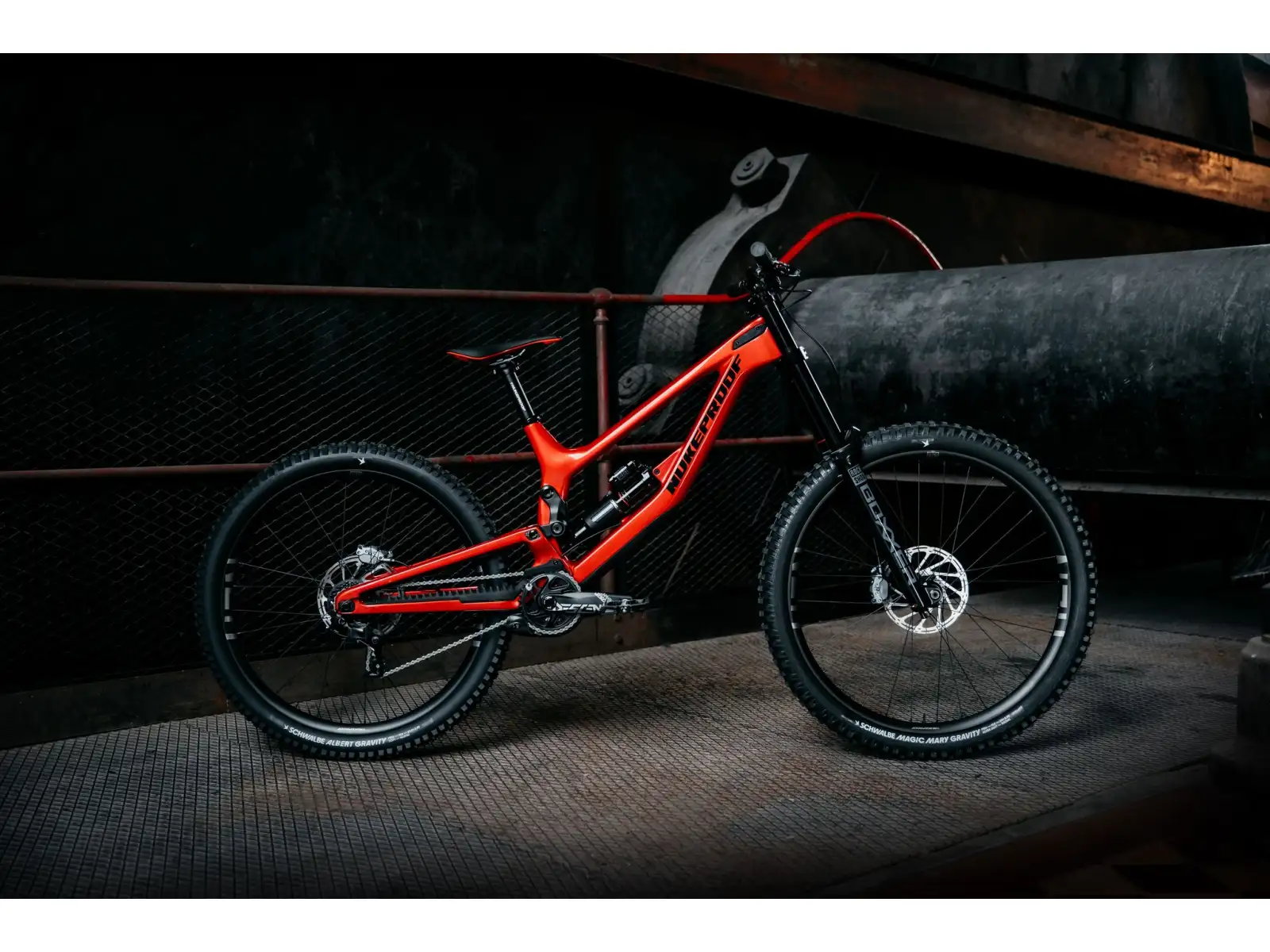 Nukeproof Dissent Carbon Pro 297 GX DH7 Downhill-Fahrrad Red