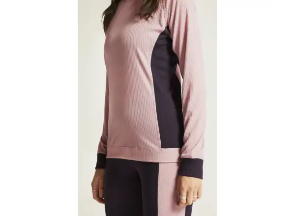 Craft Core Dry Baselayer Damen-Set Langarmshirt+Hose Rosa