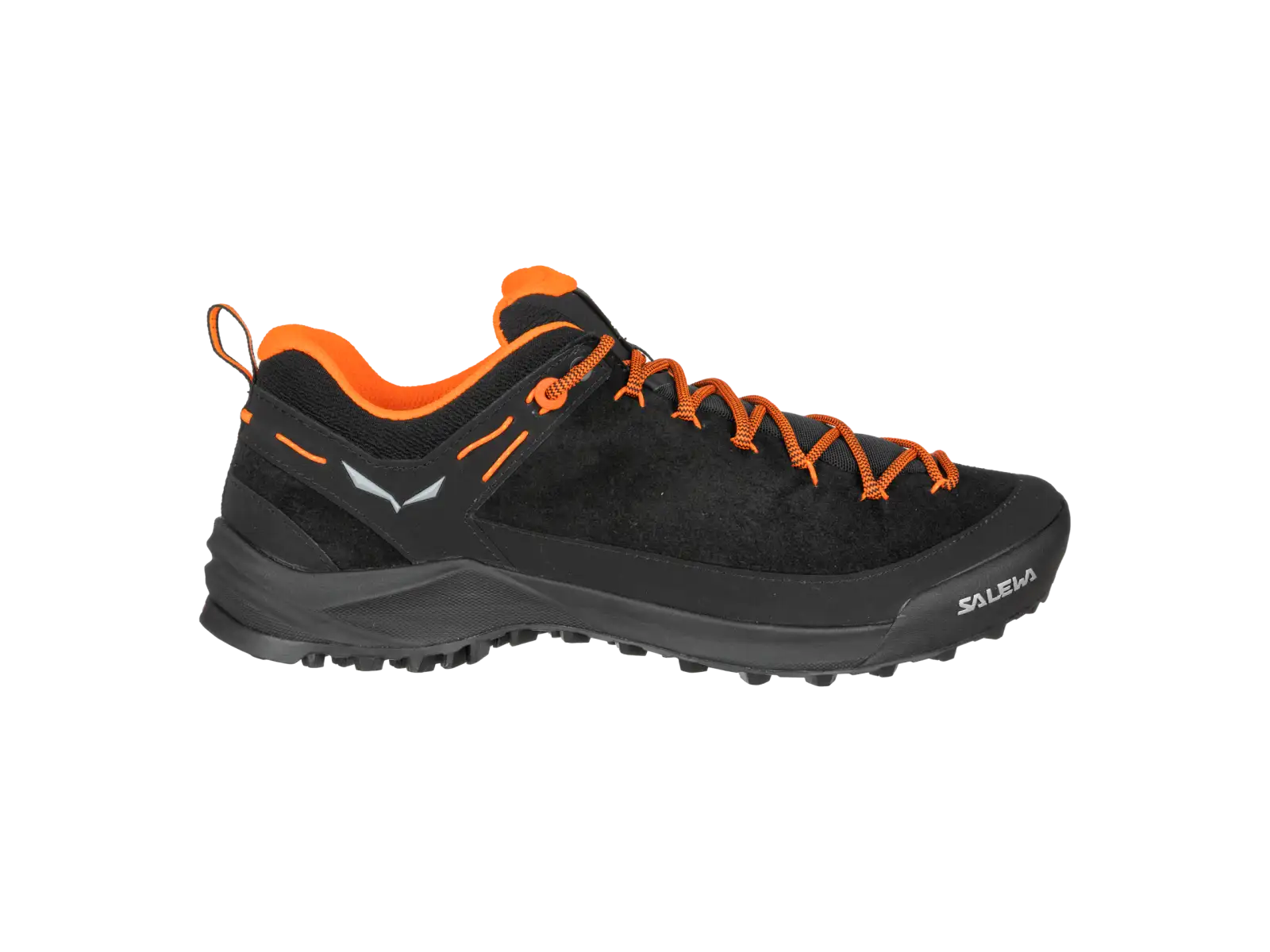 Salewa Wildfire Leder Herrenschuhe Schwarz/Fluo Orange