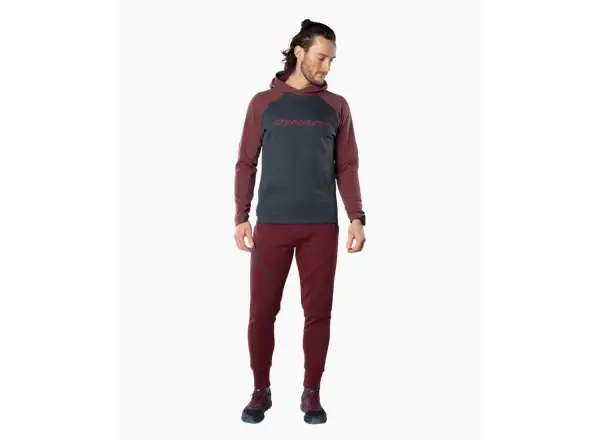 Dynafit 24/7 Polartec Kapuzenpullover Herren Weinrot