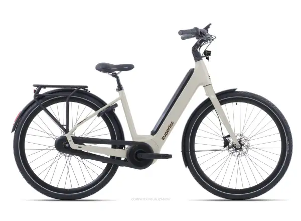Superior eWAY 5.9 City E-Bike Gloss Dust Grey