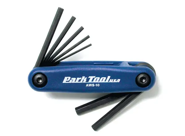 Park Tool Sechskantschlüsselsatz mit 7 Stück in einem Etui.