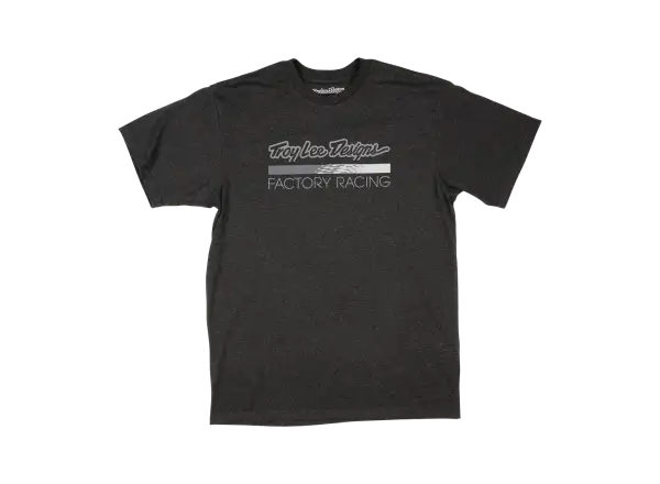 Troy Lee Designs Factory Racing Herren-T-Shirt Kurzarm Black heather/Gray