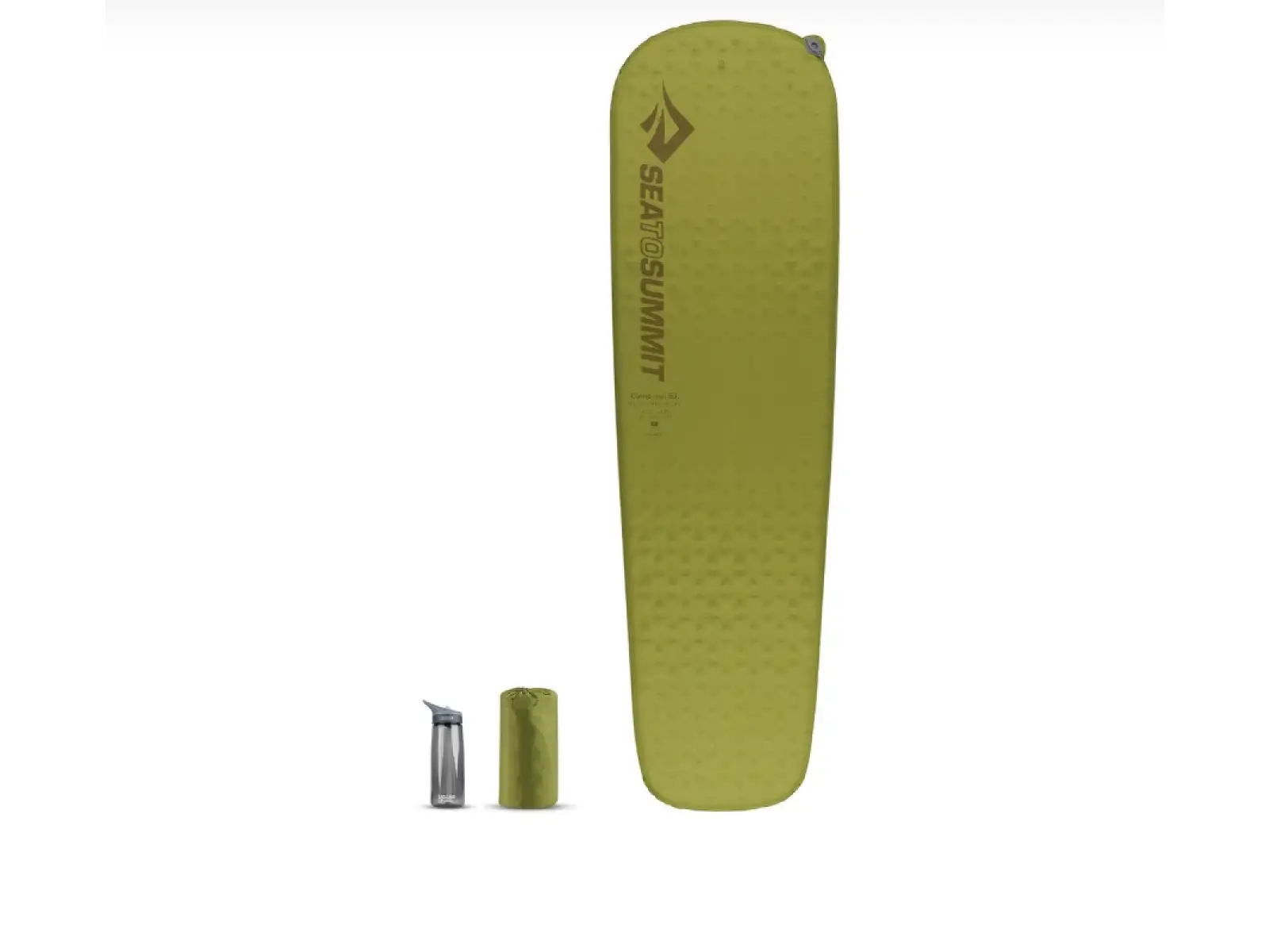 Sea to Summit Camp Regular selbstaufblasende Isomatte Olive