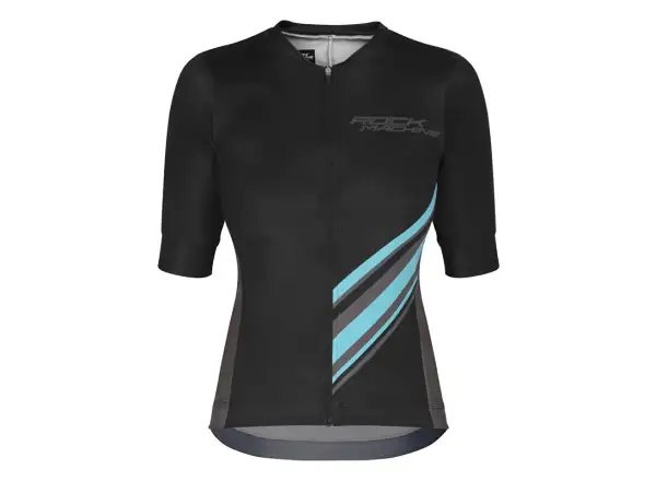 Rock Machine Catherine Pro Damen Kurzarmtrikot schwarz/grau/blau