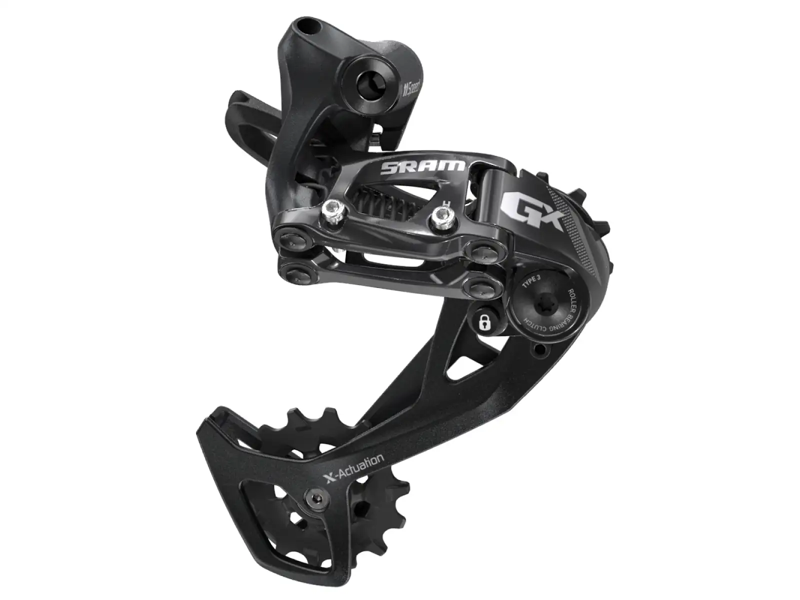 Sram GX 2×11-fach Schaltwerk Langer Käfig Schwarz