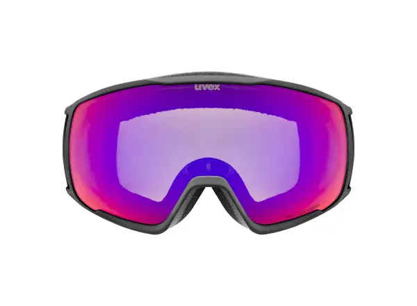 Uvex Vitorious Small CV Skibrille black matt/ruby - green