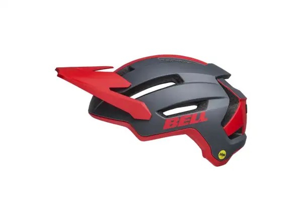 Bell 4Forty Air Mips Helm Mat Gray/Red