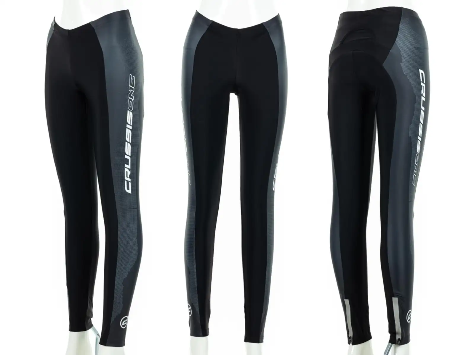 Crussis One elastische Damenhose Schwarz/Weiß