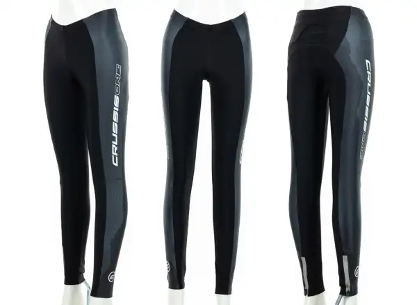 Crussis One elastische Damenhose Schwarz/Weiß