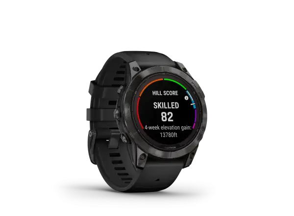 Garmin fenix 7 Pro Sapphire Solar Edition Smartwatch Carbon Grey DLC Titanium/Black