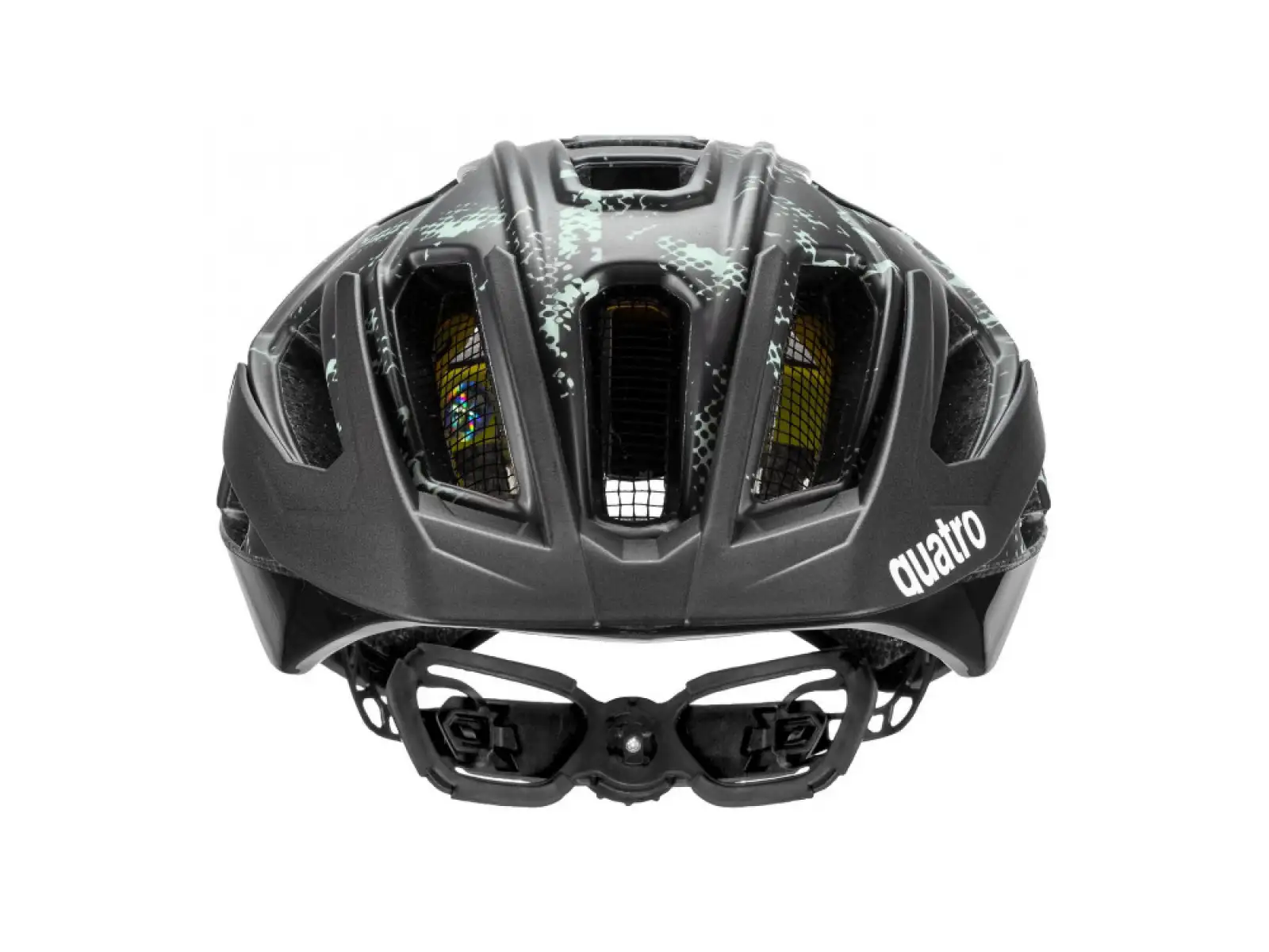 Uvex Quatro CC MIPS Helm Black/Jade Matt