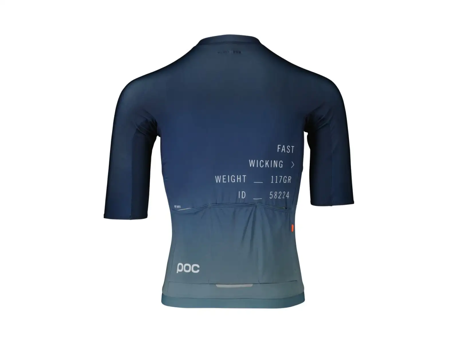 POC Pristine Print Herrentrikot Kurzarmtrikot gradient turmalin navy