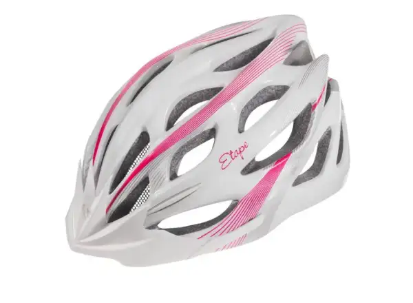 Etape Vesper Fahrradhelm weiß/pink