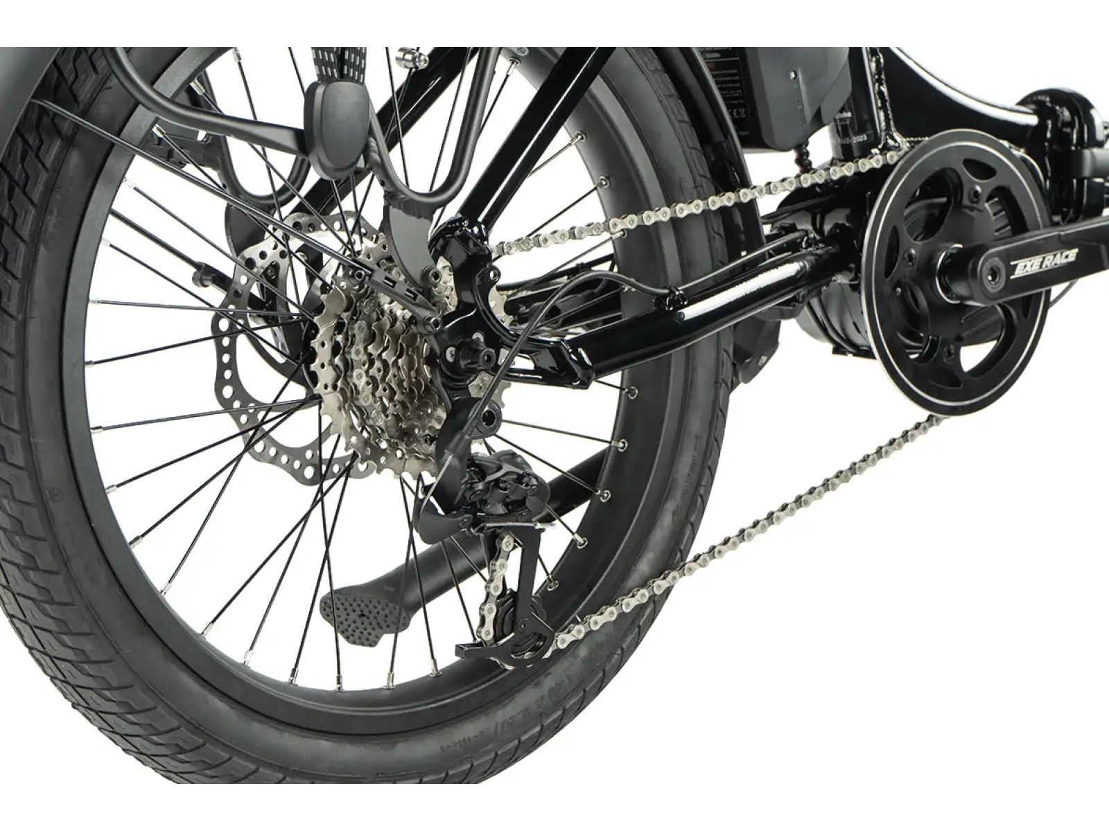 Leader Fox Harlan 20 faltbares Elektrofahrrad schwarz