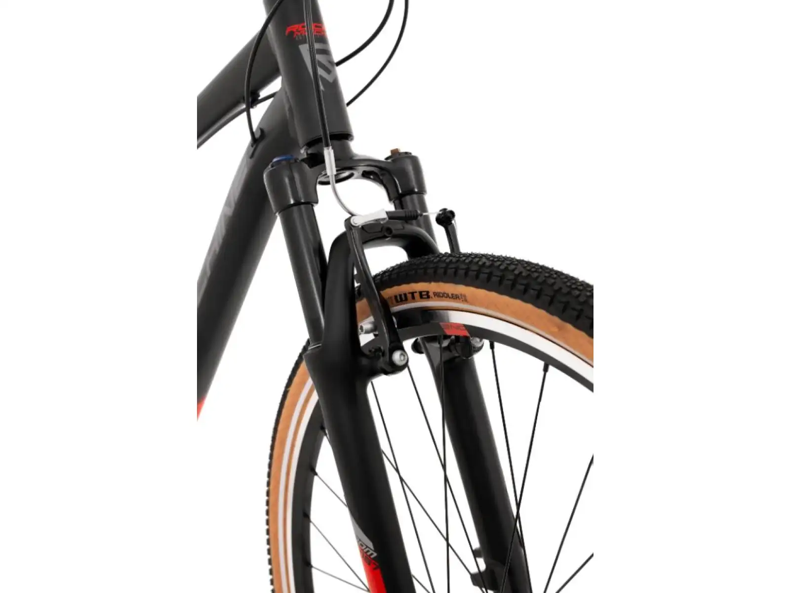 Rock Machine CrossRide 100 matt schwarz/dunkelgrau/ziegelrot Trekkingrad AUSSTELLUNGSMODELL