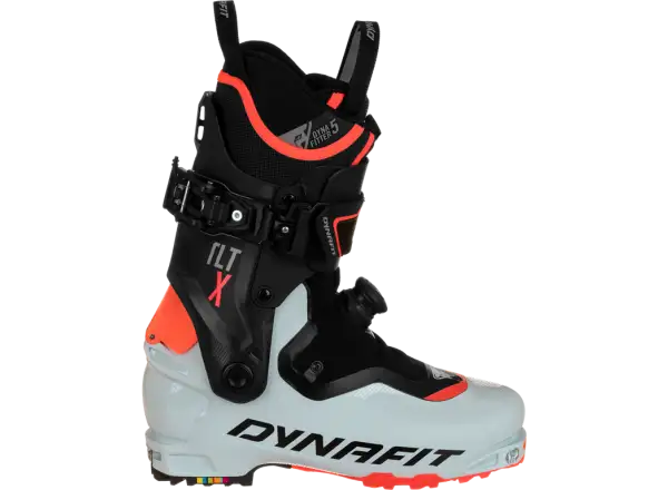 Dynafit TLT X PU Damen Skitourenschuhe Puritan Gray/Fluo Coral