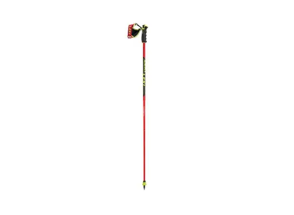 Leki Venom GS Skistöcke Neon Rot/Schwarz/Weiß/Gelb