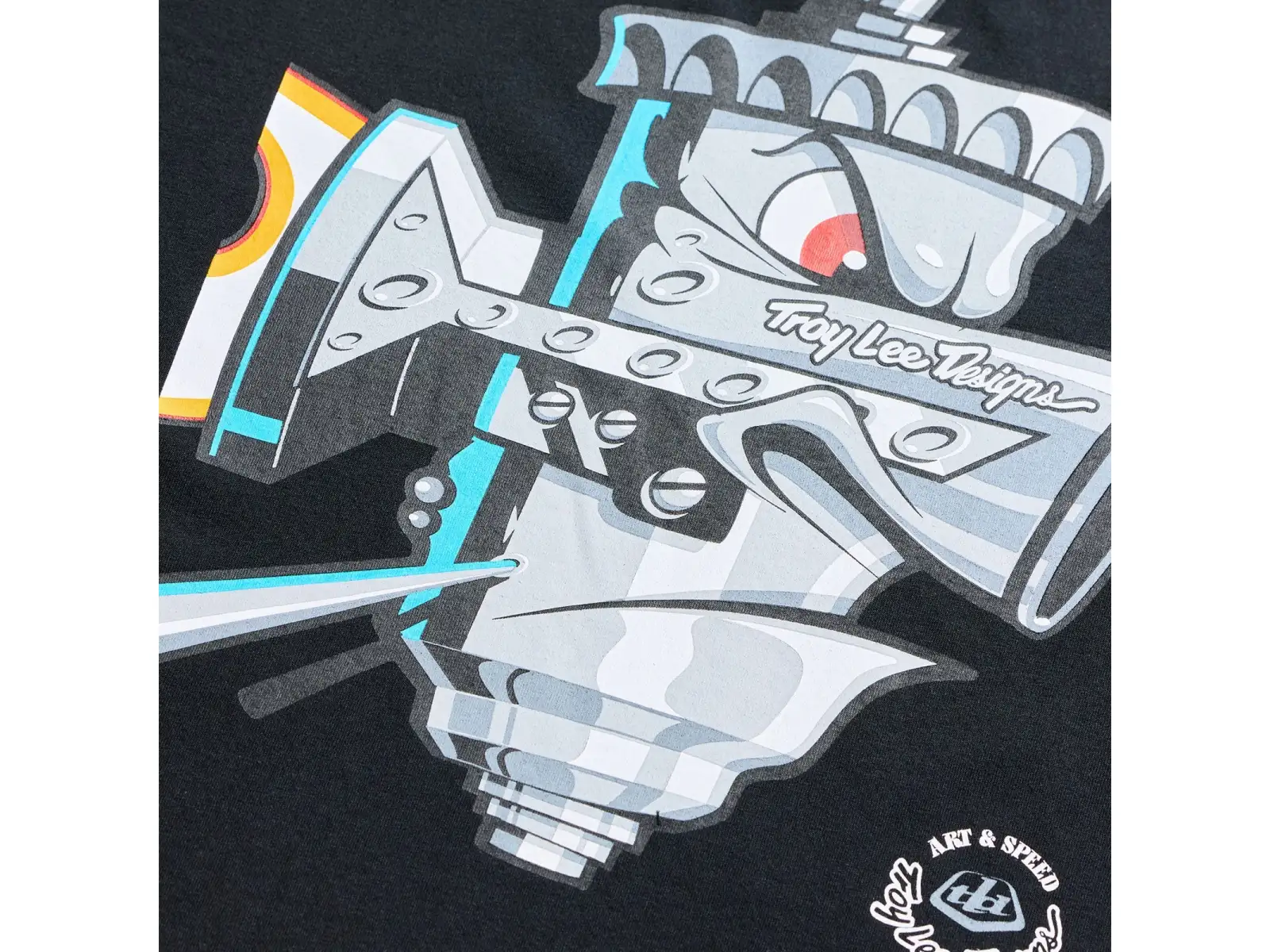 Troy Lee Designs Carb Club Herren T-Shirt kurzer Ärmel Black