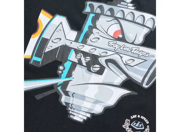 Troy Lee Designs Carb Club Herren T-Shirt kurzer Ärmel Black